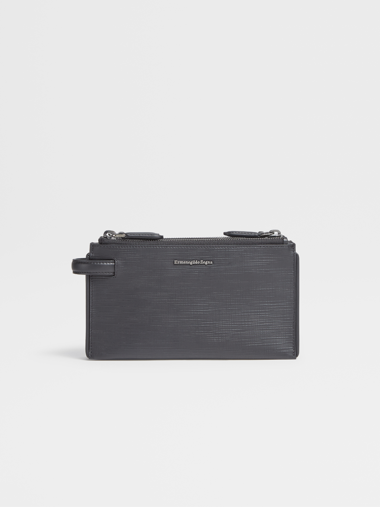Stuoia Black Leather Pouch
